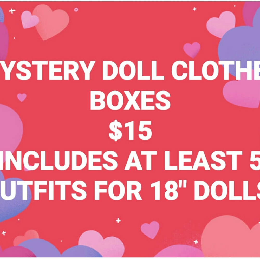 18" doll clothes Temporary sale!